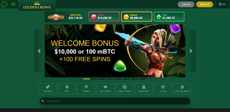 Golden Crown Homepage