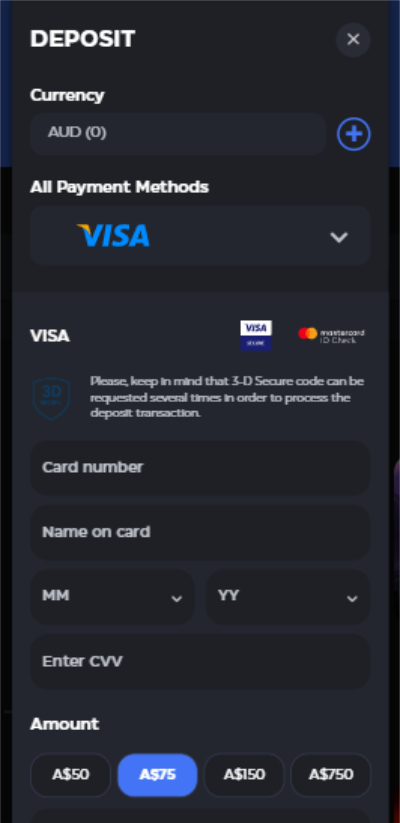 Skycrown Deposit Mobile