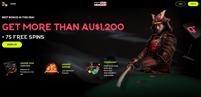 Spin Samurai Homepage