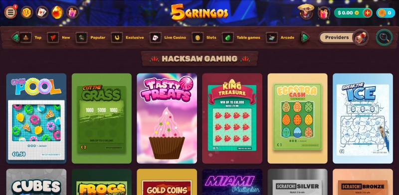 5 Gringos Hacksaw Gaming