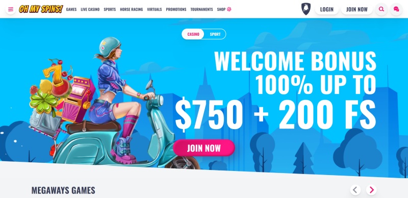 Oh My Spins Homepage