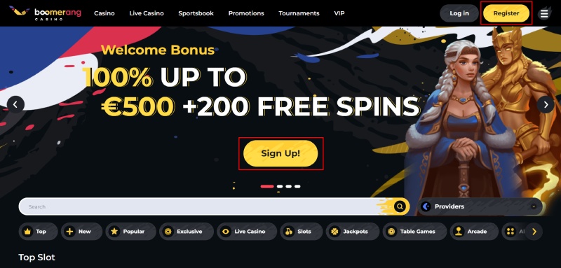 Boomerang Registration 1