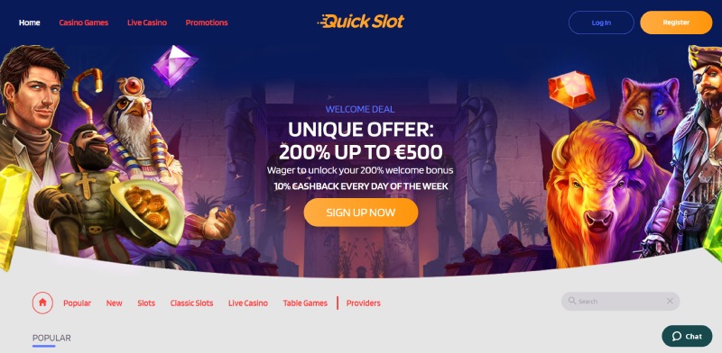 QuickSlot Homepage