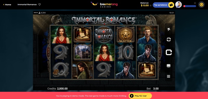 Boomerang Immortal Romance