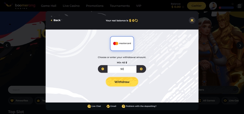 Boomerang Withdrawal 2