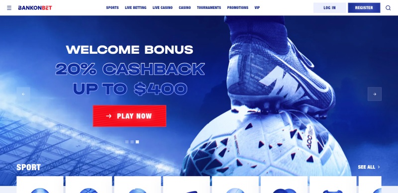 BankonBet Homepage