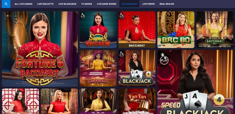 Thrillsy Baccarat Lobby