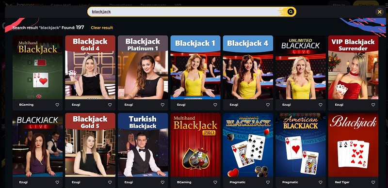 blackjack boomerang casino