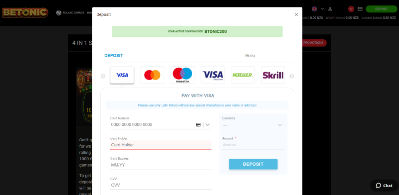 Betonic Activated Bonus