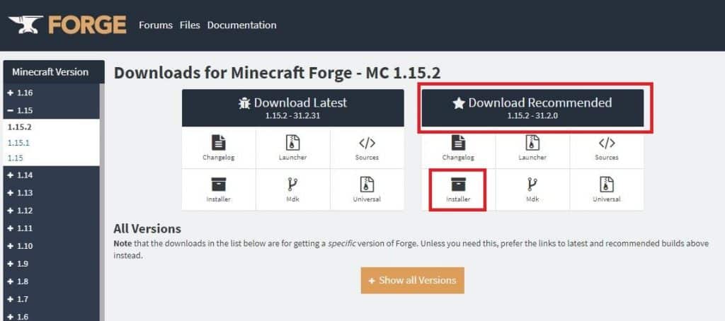 Forge Download