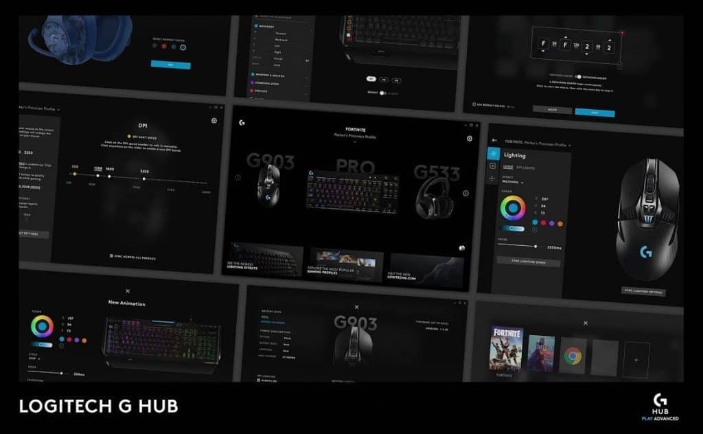 Logitech G Hub Interface