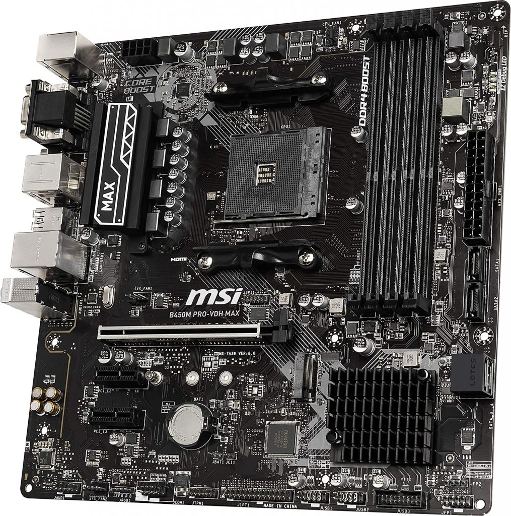 MSI Pro series B450M PRO-VDH Max