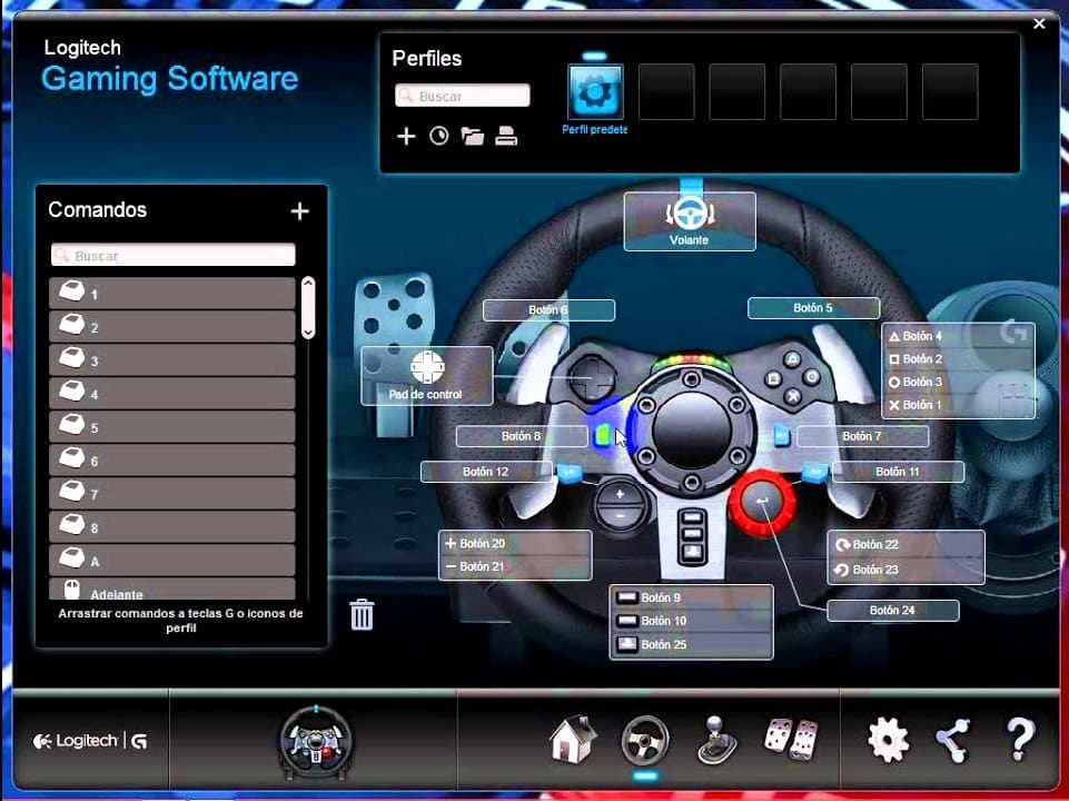 logitech gaming software wheel