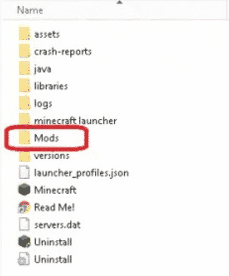 Mnecraft mod folder in windows