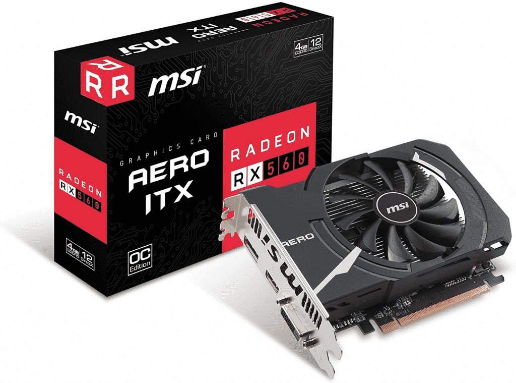 MSI Radeon RX 560 AERO ITX OC 4GB