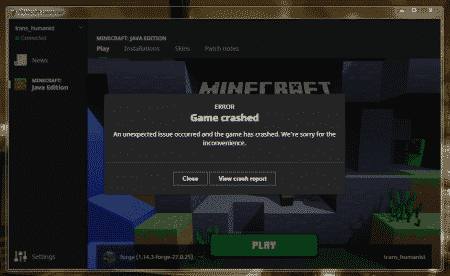 Minecraft Keeps Crashing