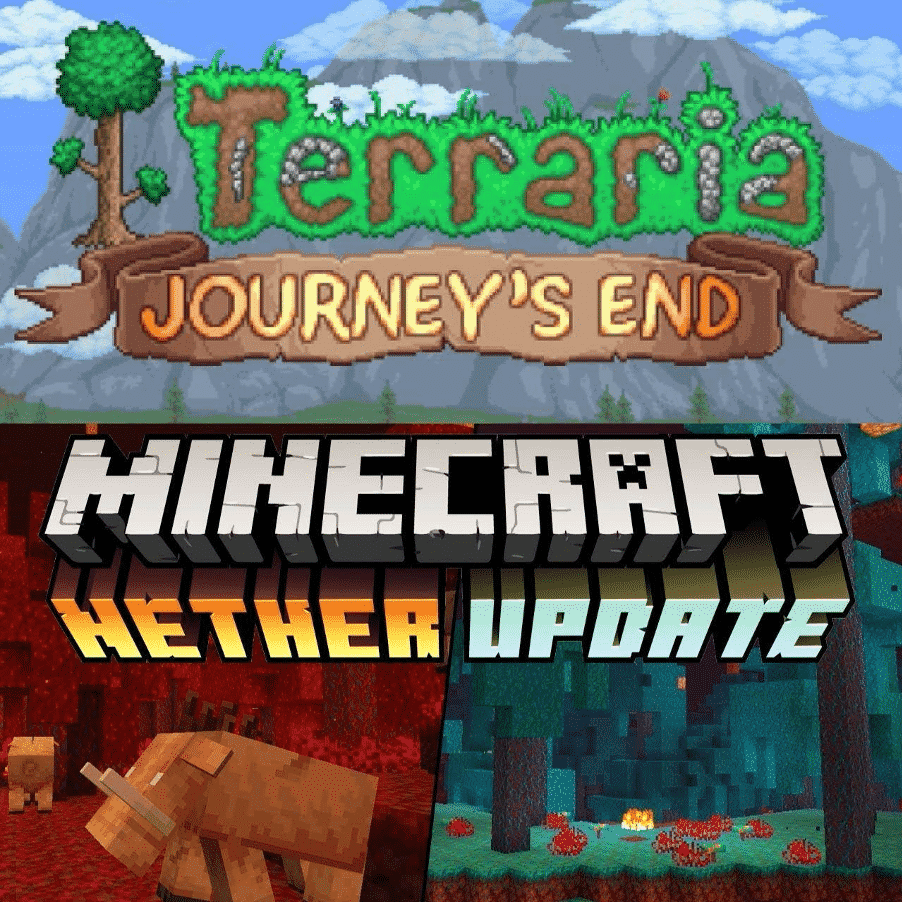 Updates - Terraria vs Minecraft