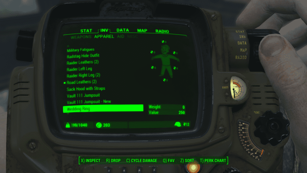 Carryweight Modifications