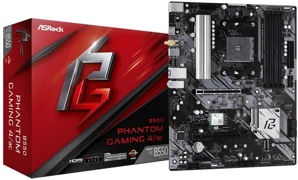 ASRock B550 Phantom Gaming 4 AC