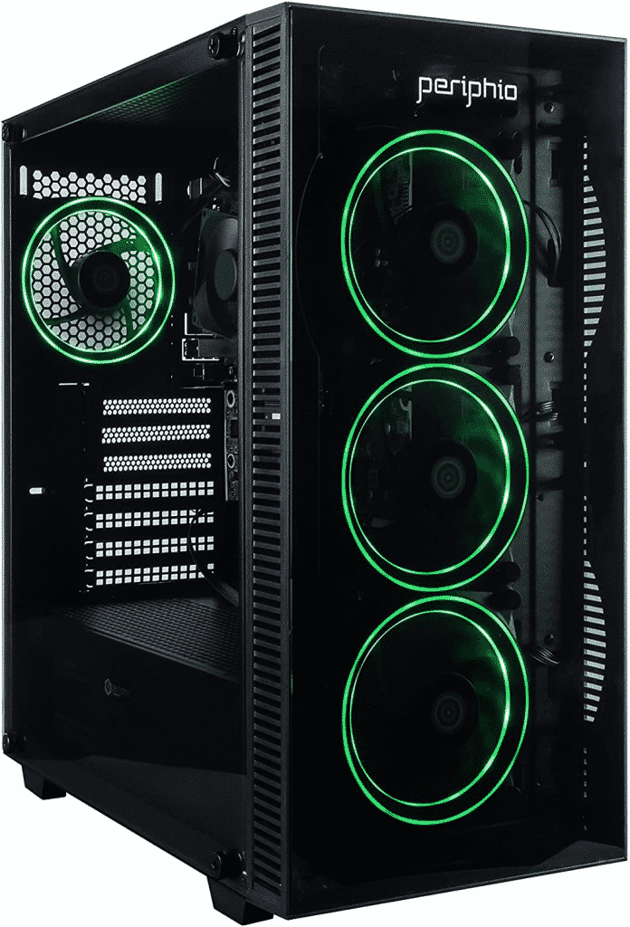 Periphio Green Gaming Desktop PC