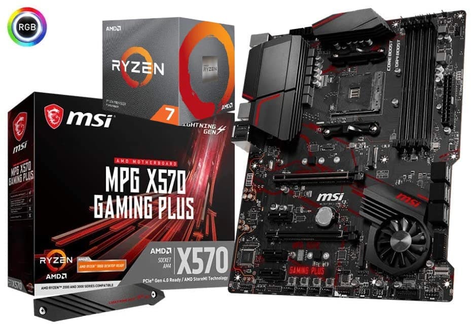 AMD Ryzen 7 3800X & MSI MPG X570 + Corsair Vengeance LPX 16GB