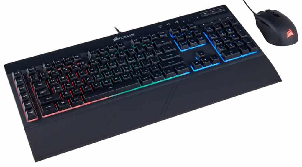 Corsair Gaming K55 mouse and keyboard