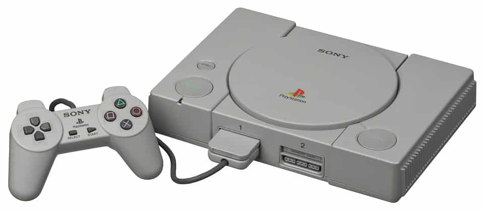 Old Sony Playstation Console