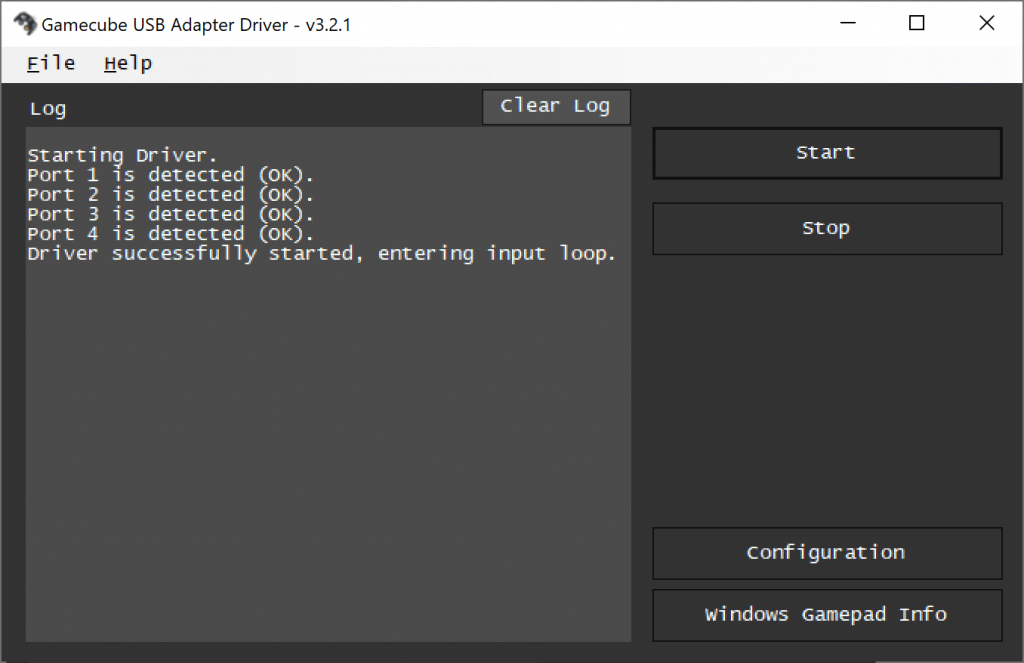 Enable GameCube Driver