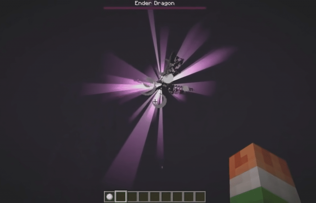 Ender dragons can be killed using snowballs