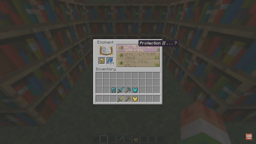 Minecraft Gold has a higher enchantment value