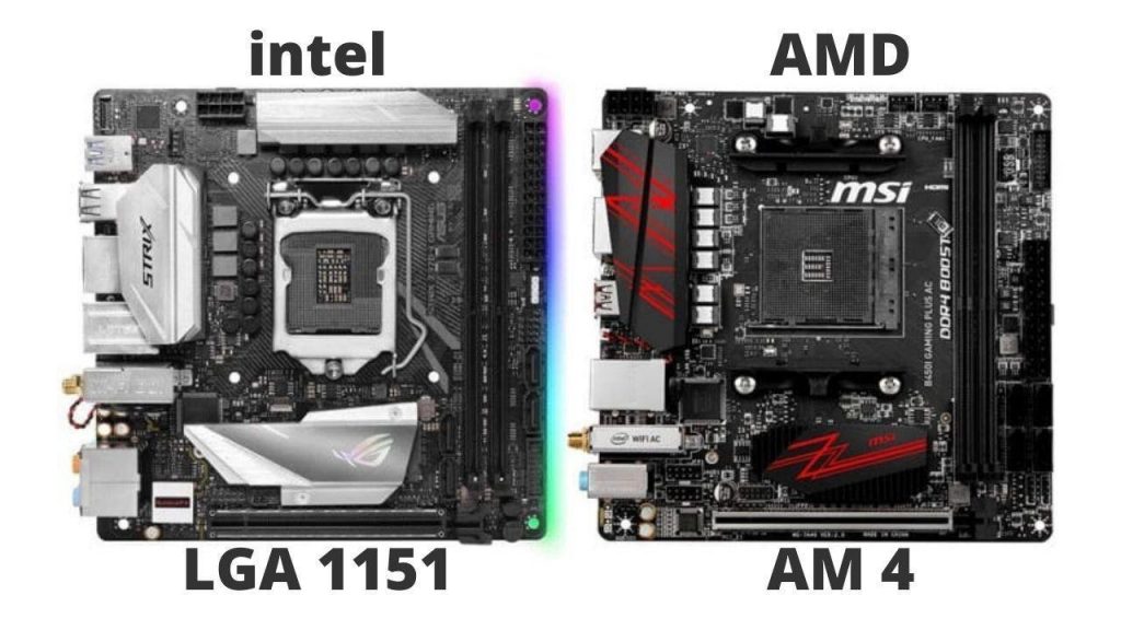 Intel and AMD Motherboards