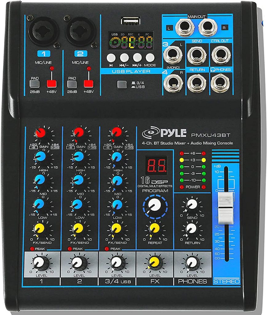 Pyle Professional Audio Mixer