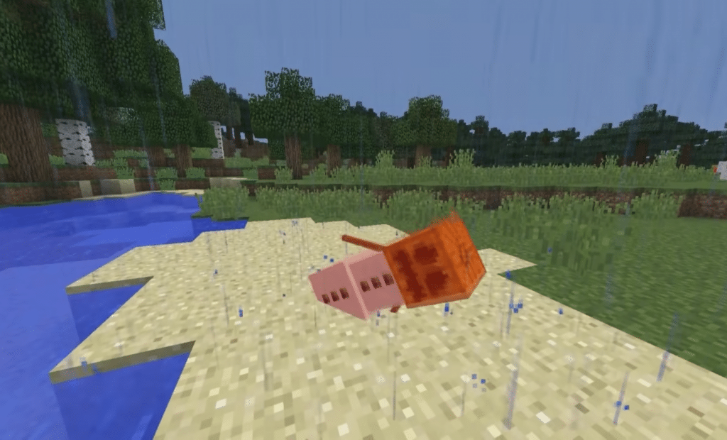 Rain can kill snow golem