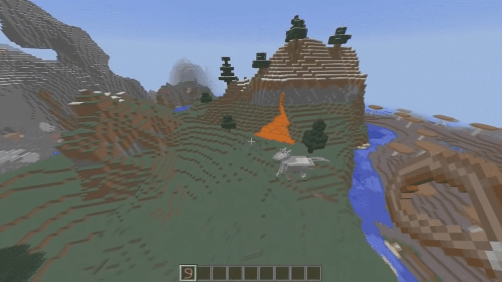 Stuff attached to you in creative mode flies with you