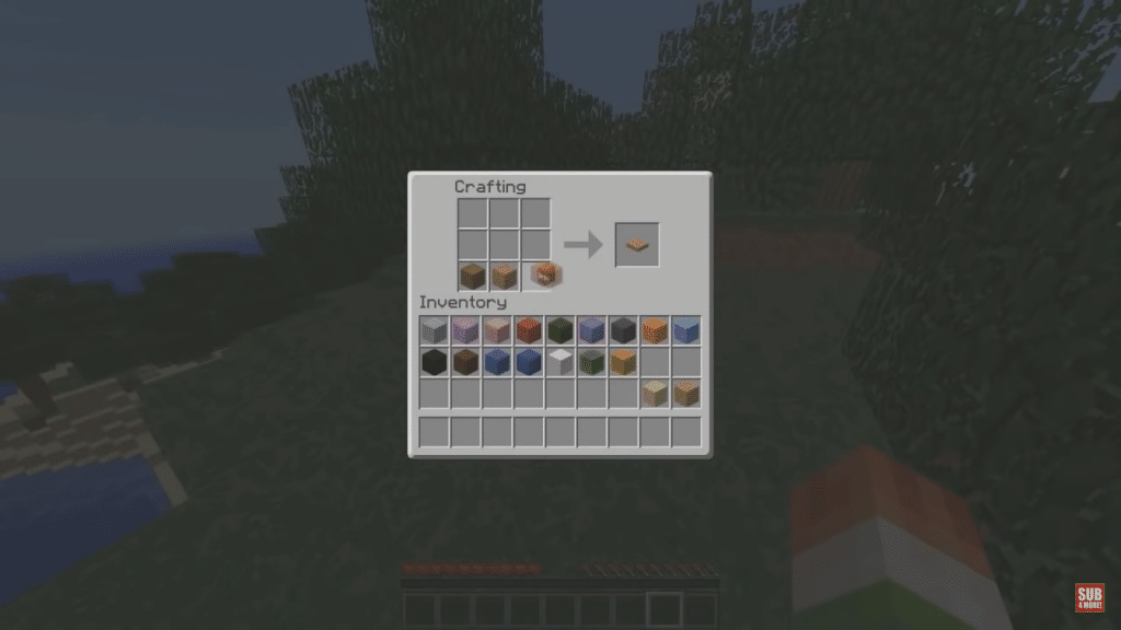 Wood and wood combo can craft beds