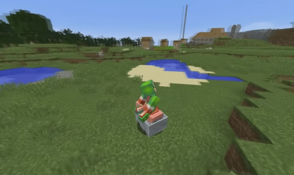 You can drive a saddled pig