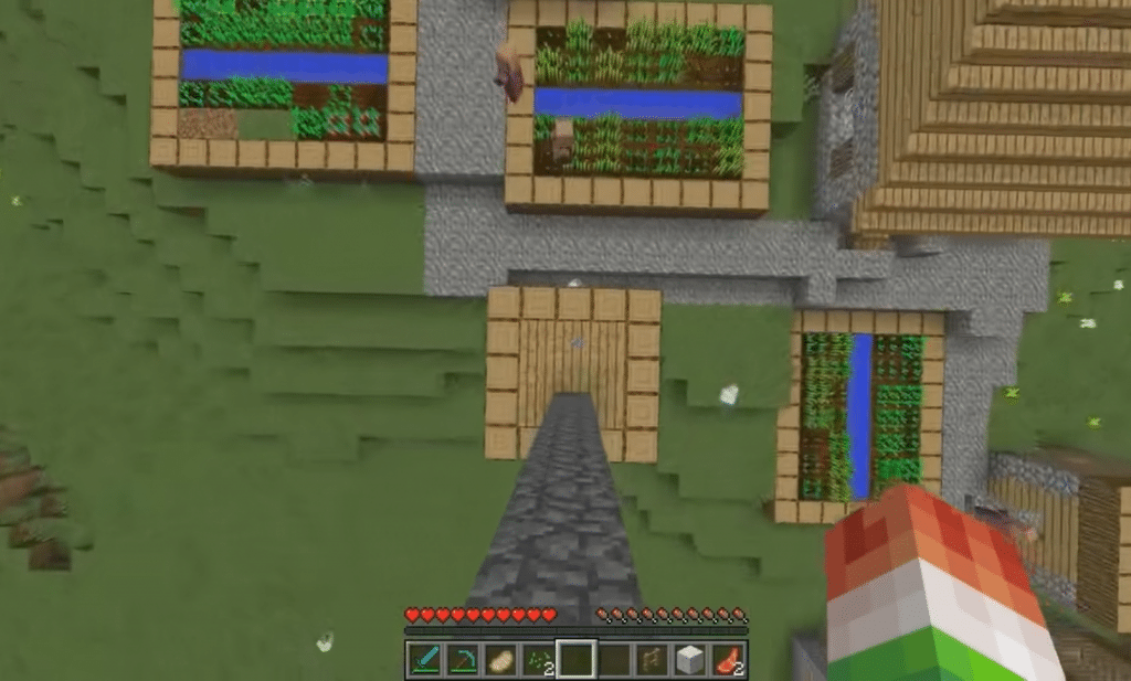 You can fall 22 blocks without dying