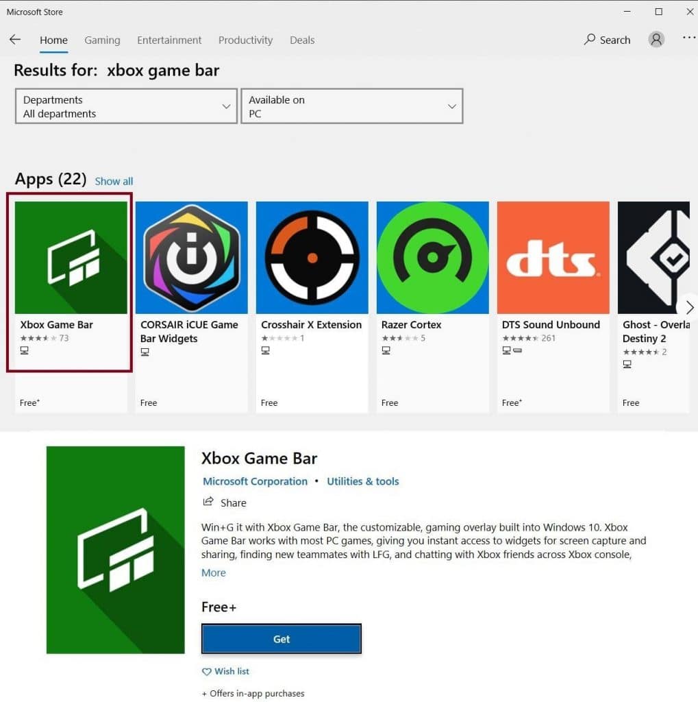 How to Re-install the Xbox Game Bar