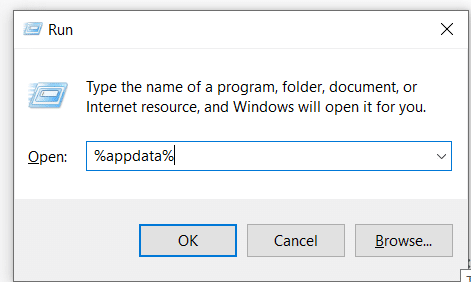 Deleting the app data