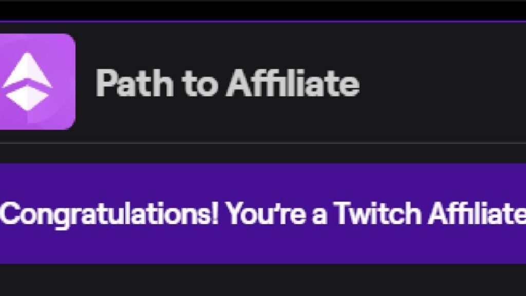 Twitch Affiliate