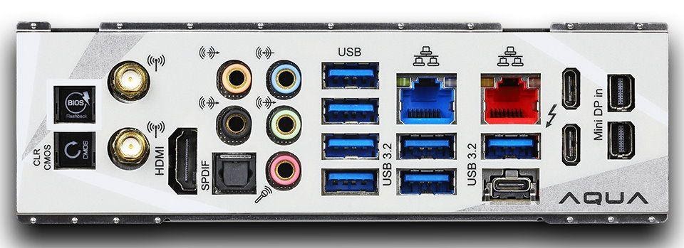 ASRock Z490 LGA 1200 Ports