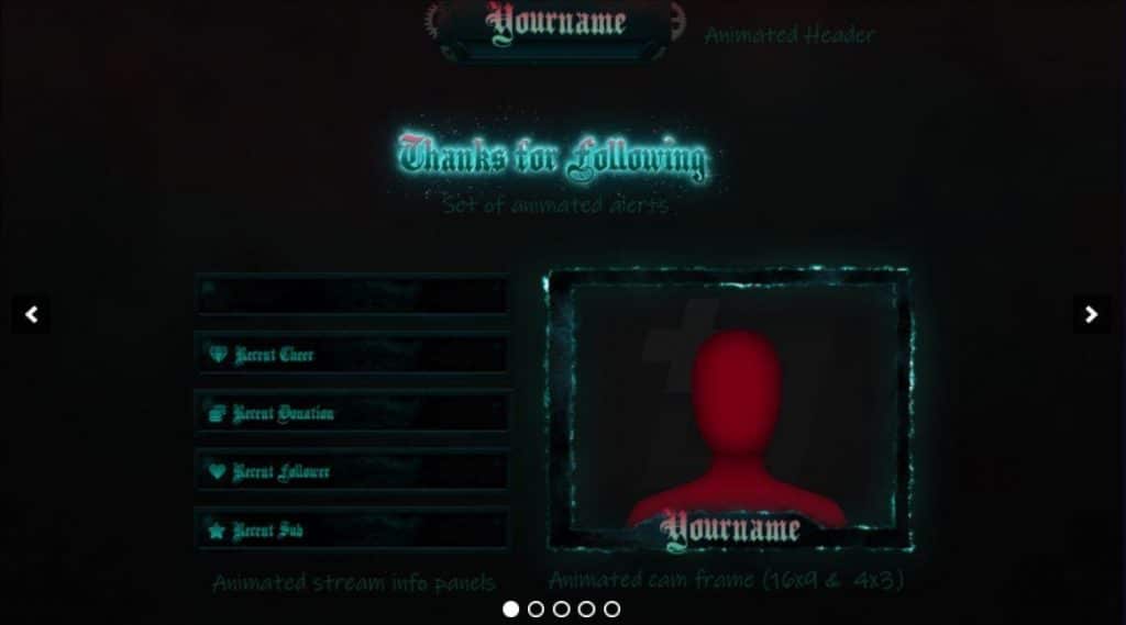 Gothic by Twitch Overlay