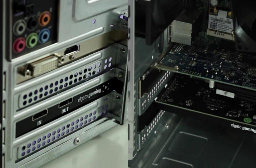 Install PCI Express Capture Card