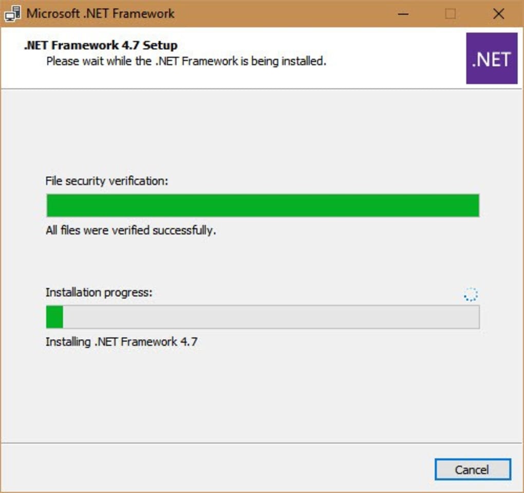 Install the latest Microsoft .NET framework