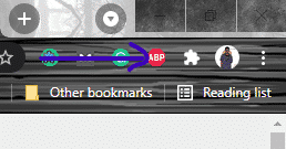 AdBlock extension icon