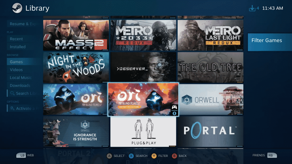 Steam Library