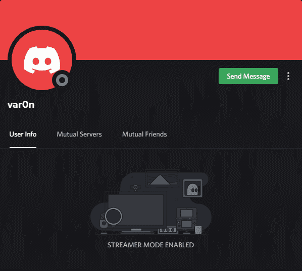 Streamer Mode Interface