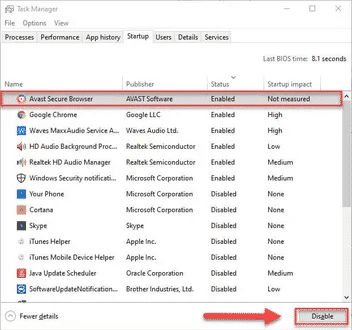 Disable your Antivirus