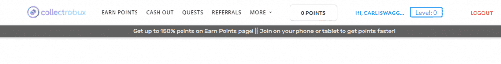 Earn Points from Collectrobux