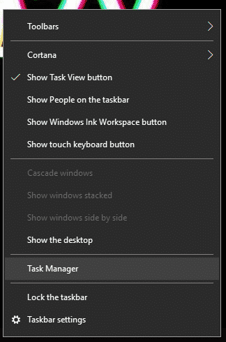 Open Task Manager